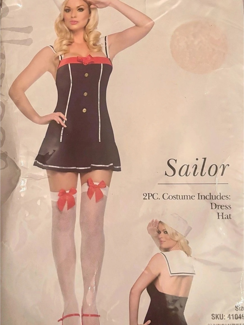 Halloween Costume- Sailor Navy & White (S)